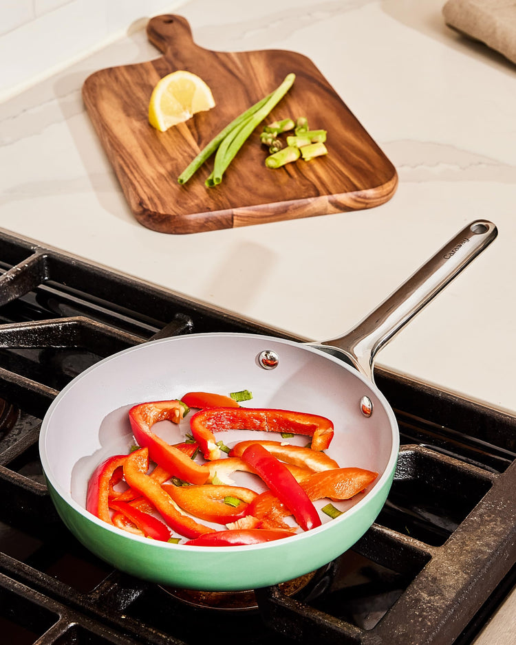 Non Stick Ceramic Mini Fry Pan with Glass Lid