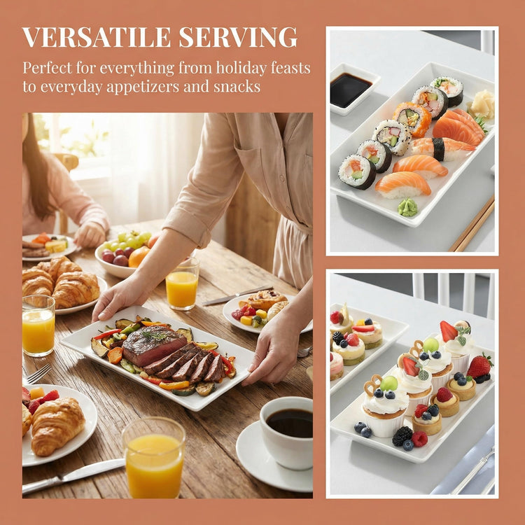 12" Serving Platters Set of 4 (4 Count)