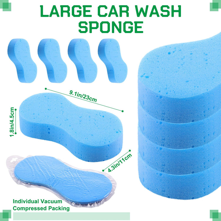 24 Pack Car Wash Sponges Large Sponges Bulk Big All (24 Count)