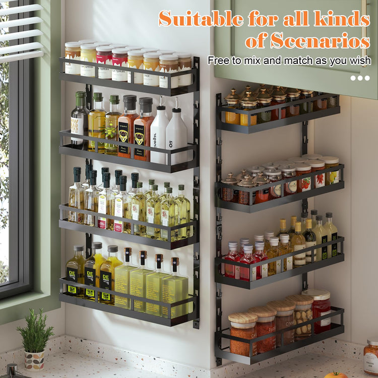 8 Tier Adjustable Spice Rack