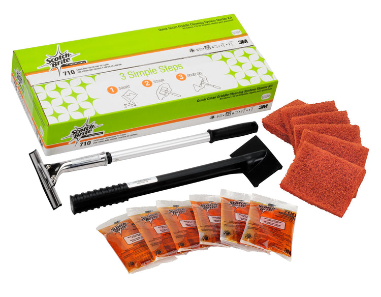 Scotch Brite Griddle Cleaning