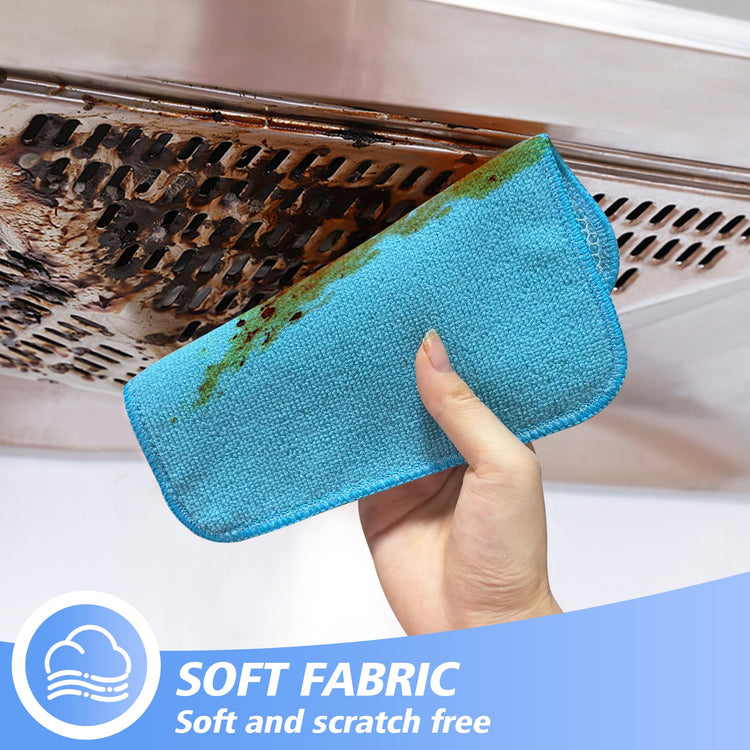 Dish Cloths for Washing Dishes with Scrub Side (9 Count)
