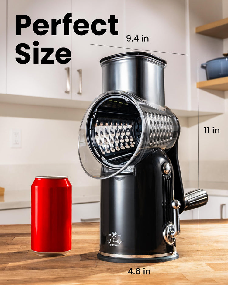 Rotary Cheese Grater 5 Blade Cheese Shredder