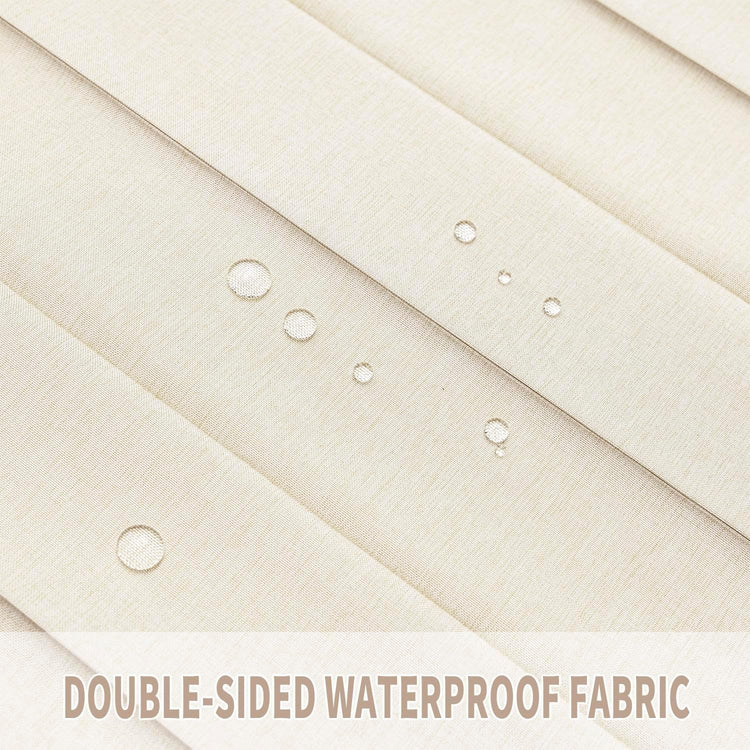Vatge Closet Curtain for Open Closet, Folding Accordion Door Curtains for Closets Without Door, Privacy Curtain for Doorway, 1 Panel with Tieback, W39 x L78, Butter Cream