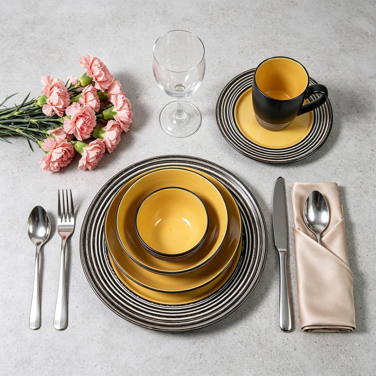 HomeVss 48 Piece Dinnerware Set