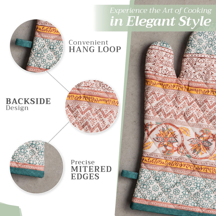 Maison d'Hermine Oven Gloves 100% Cotton Oven Mitt