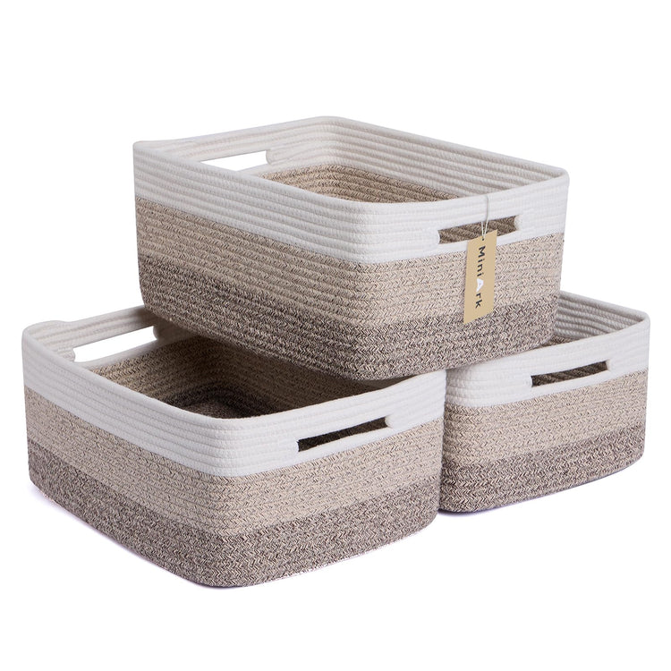 Large Storage Baskets for Organizing (3 Count)