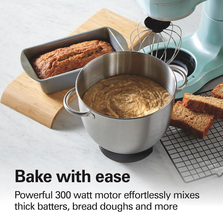 4 Qt Electric Stand Mixer With 7 Speeds