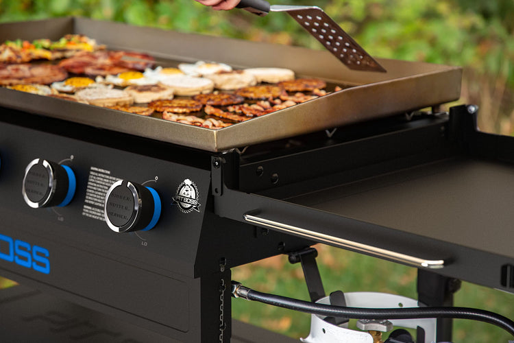 11004 5 Burner with Folding Shelves Griddle