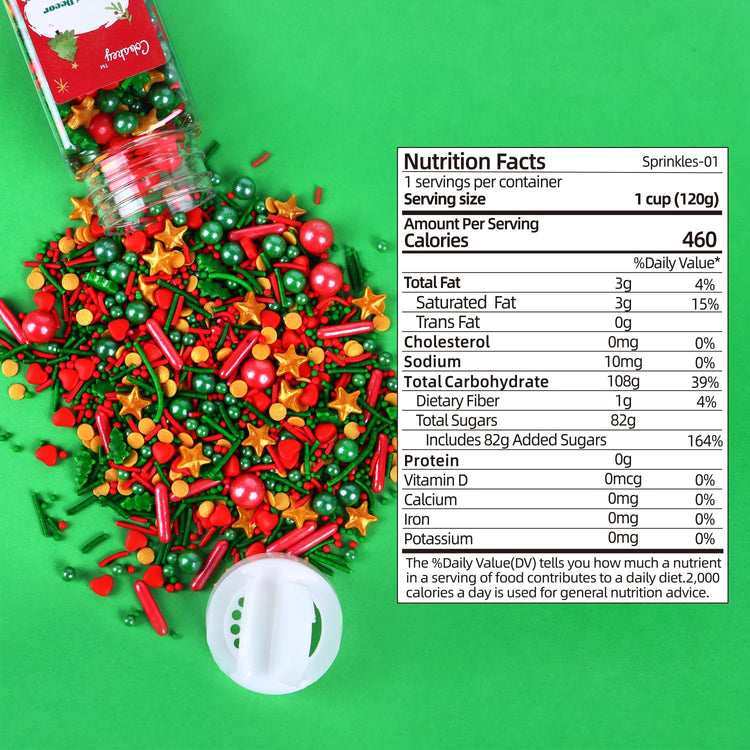 Christmas Sprinkles for Cookies
