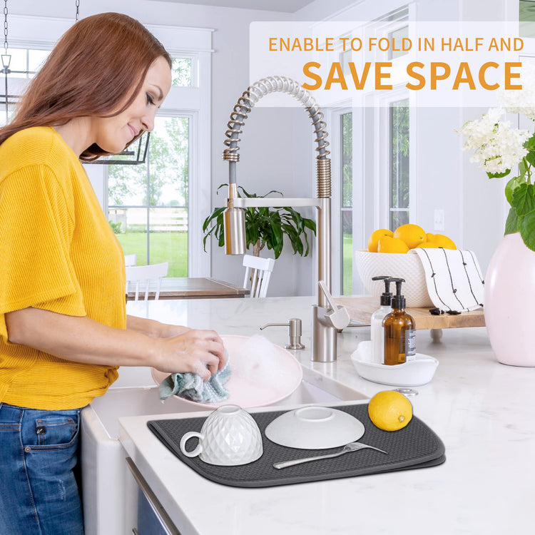 Dish Drying Mats 2 Pack (2 Count)