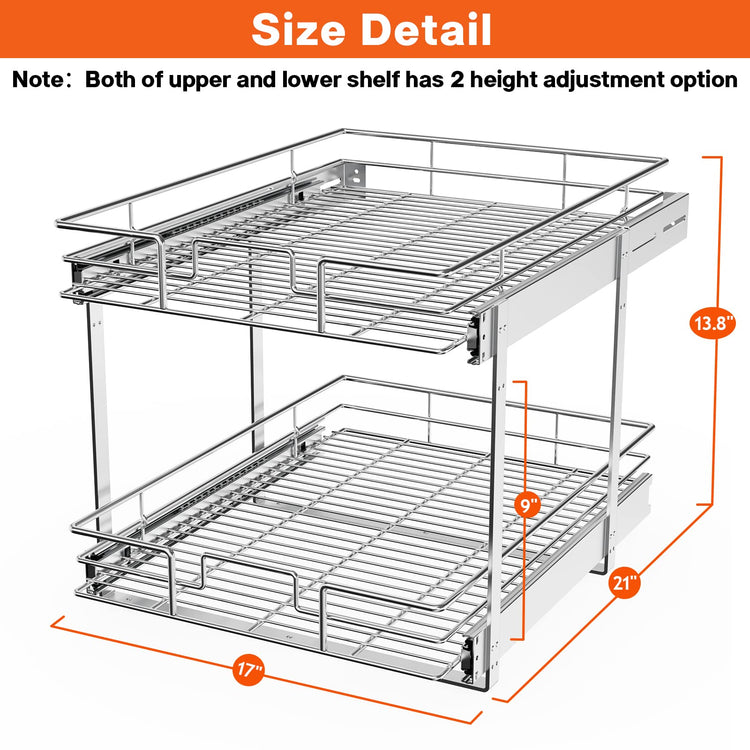 Individual Pull Out Cabinet Organizer