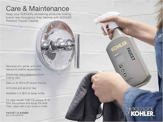 KOHLER K-T72769-4-BV Artifacts Thermostatic Valve Trim with Lever Handle, Vibrant Brushed Bronze