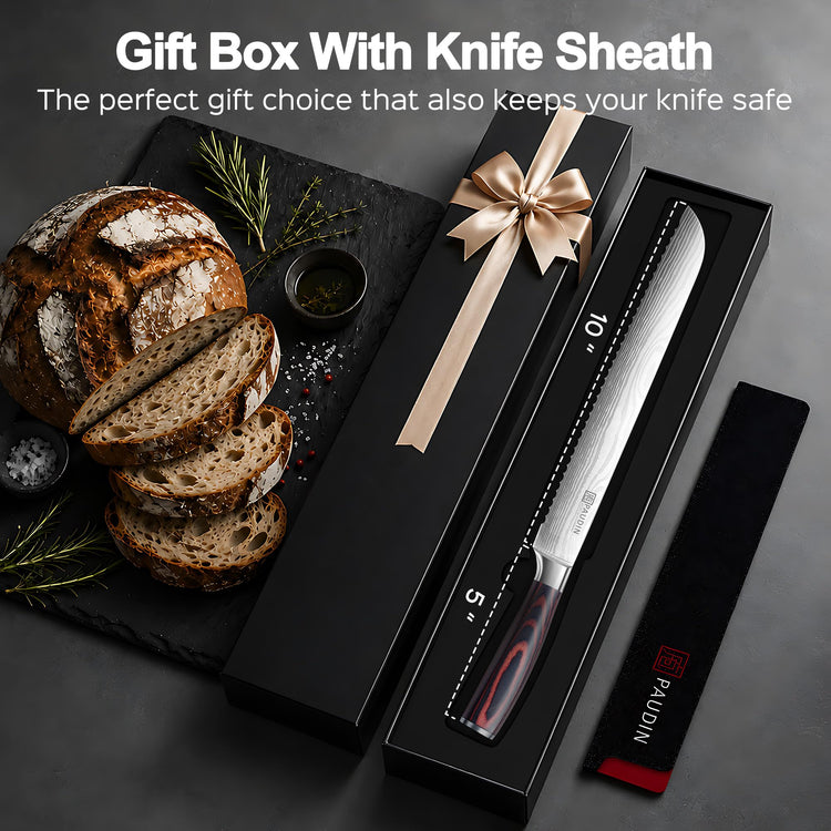 Bread Knife 10 inch Serrated Knife