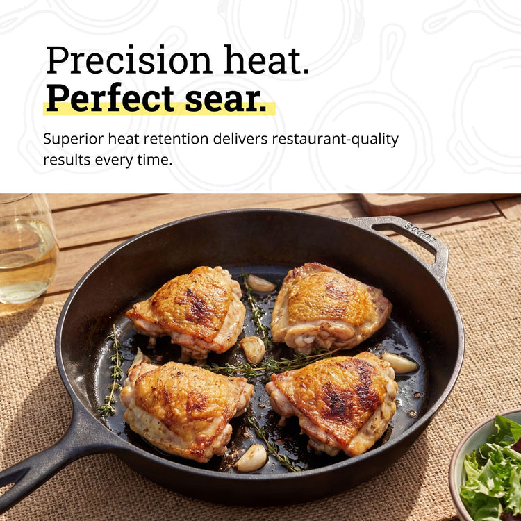 Pre Seasoned Cast Iron Skillet