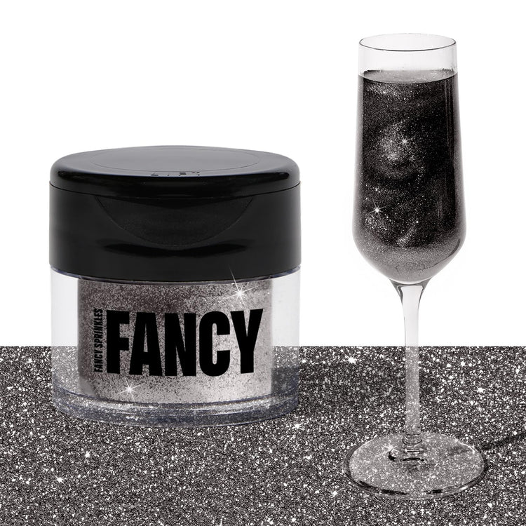 Onyx Black Edible Glitter Luster Dust 4gm
