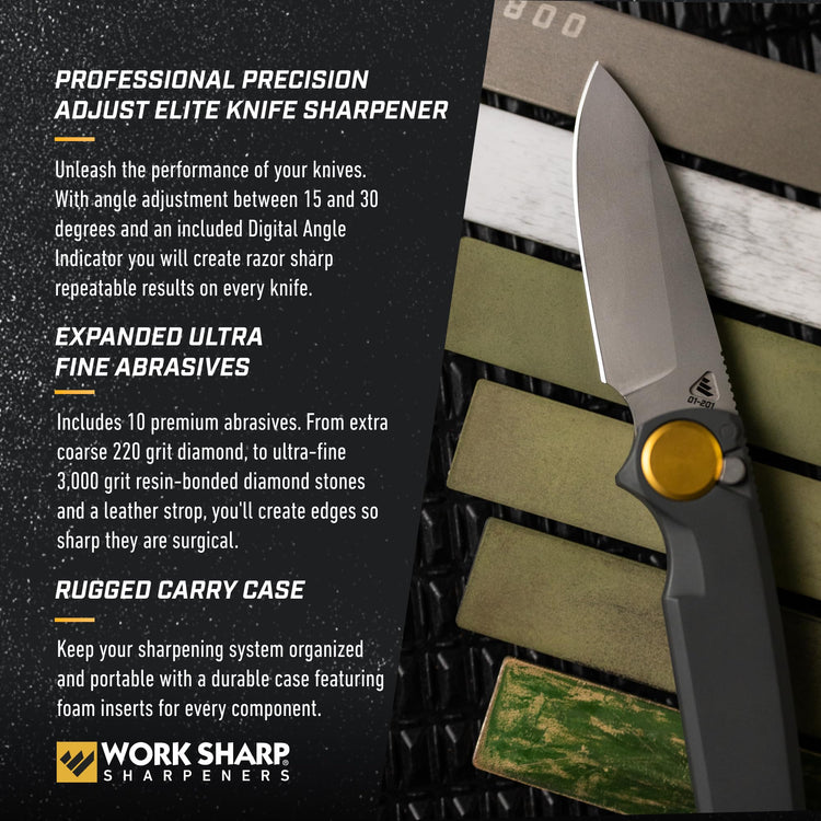 Professional Precision Adjust Elite Knife Sharpener Kit