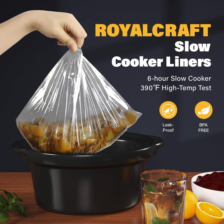 Slow Cooker with 10 Cooking Liners