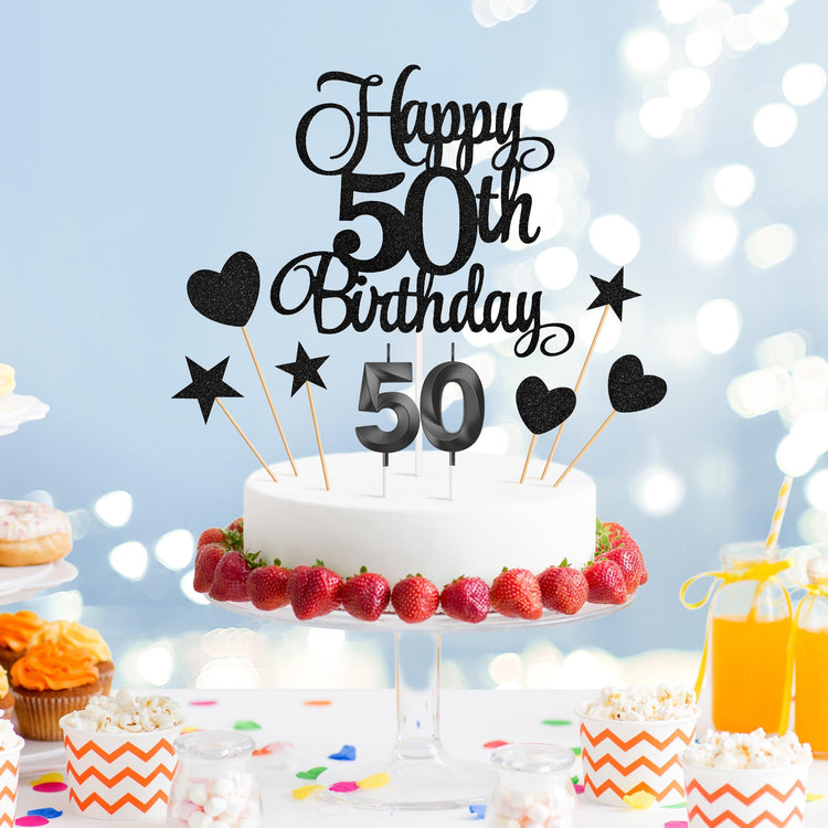 50th Birthday Cake Decorations