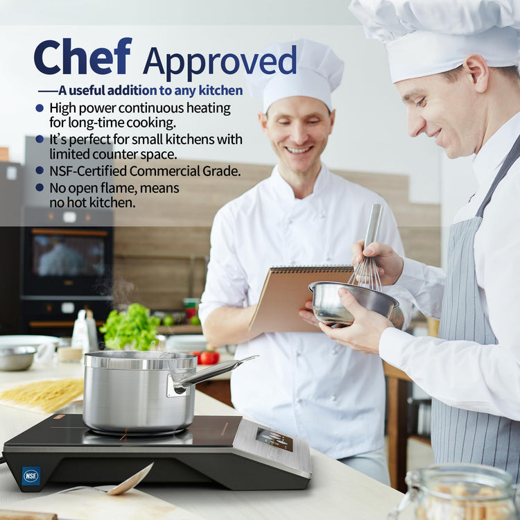 1800W Commercial Grade Induction Cooktop