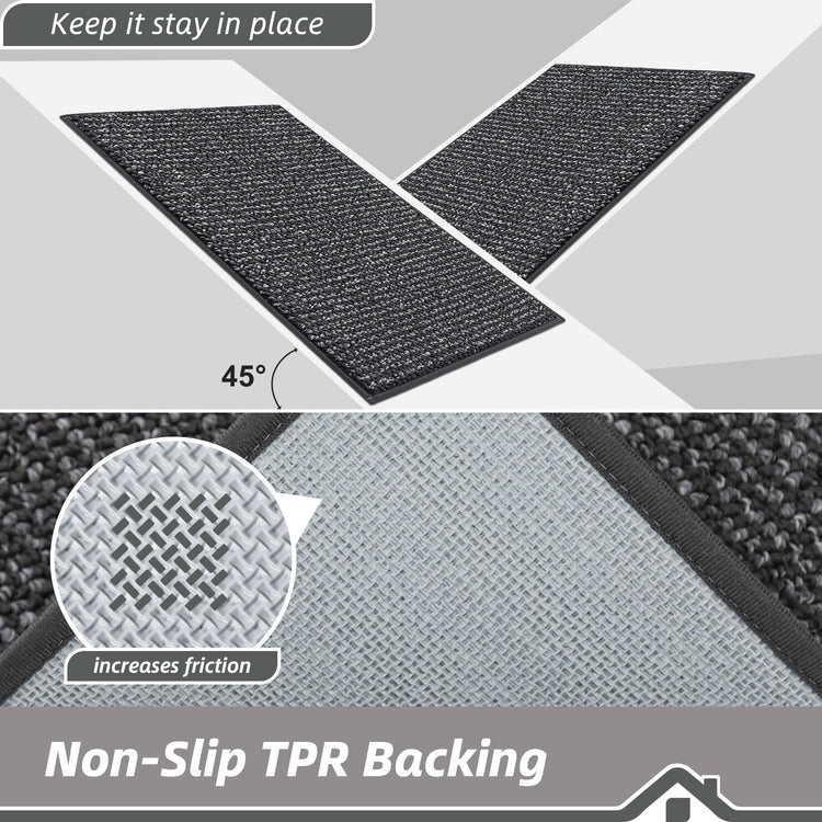 Kitchen Rugs and Mats 2PCS Non