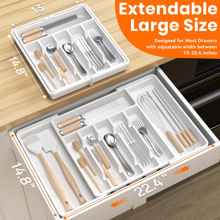 Large Silverware Organizer (2 Count)