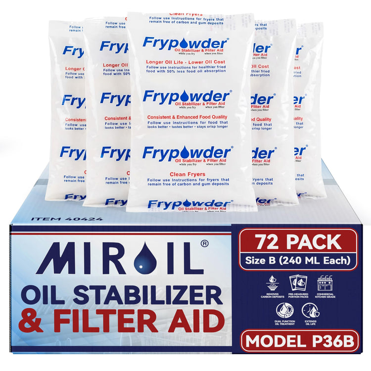 P36B Fry Powder Oil Stabilizer and Filter Aid (72 Count)