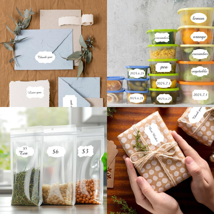 350 PCS Gift Tags Stickers Name Labels Stickers