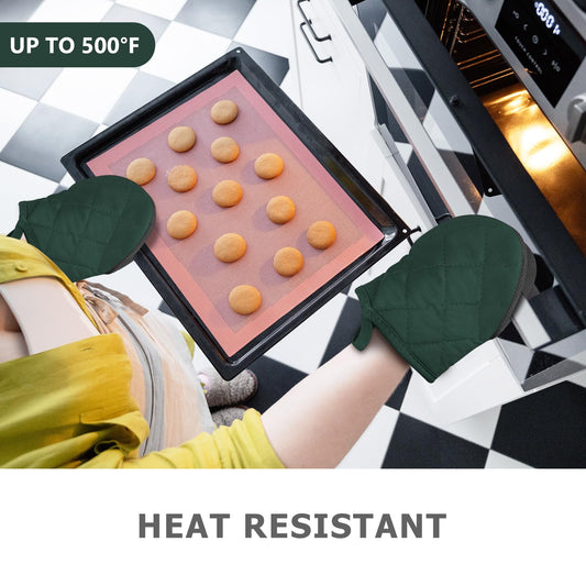 1 Pair Short Oven Mitts