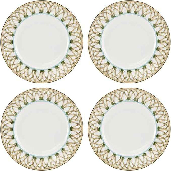 Lenox 897295 British Colonial Bamboo Accent Plates, Set of 4