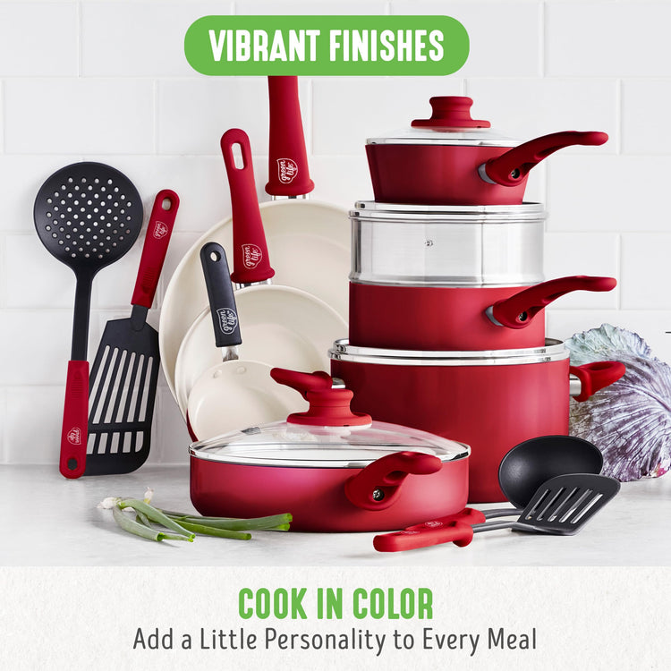 16 Piece Nonstick Cookware Set