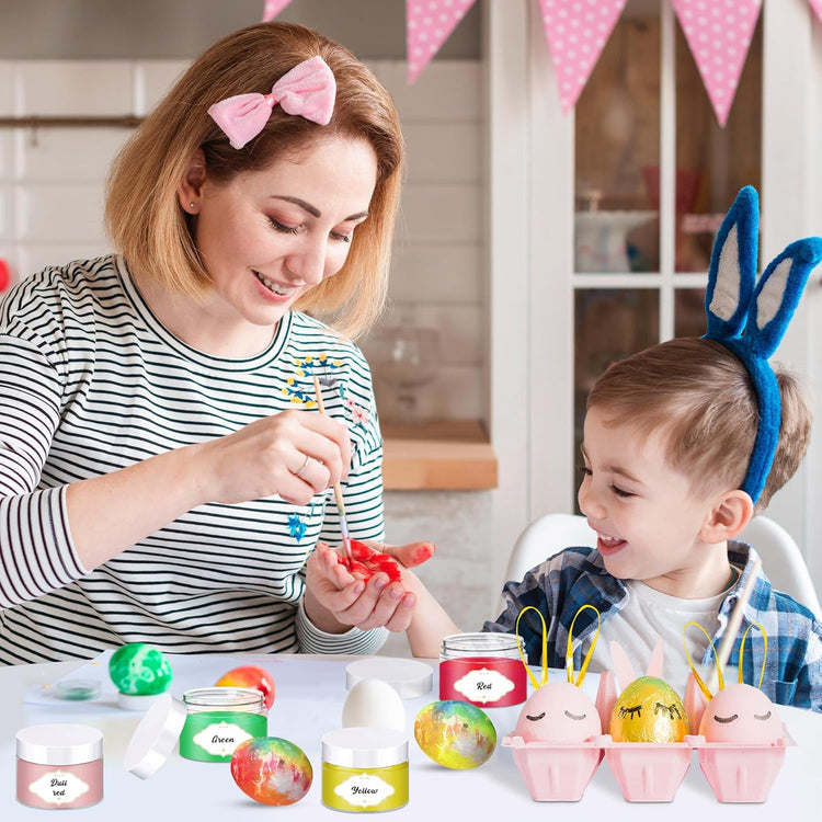 72 Pcs Plastic Jars, 4 OZ Plastic Jars with White Lids Round Clear Storage Containers Jar Leak Proof Slime Containers with Lids for Travel Refillable Slime Storage Jar for Beauty Product