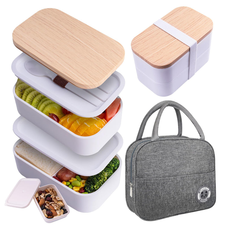 Bento Box with Lunch Bag Microwavable All