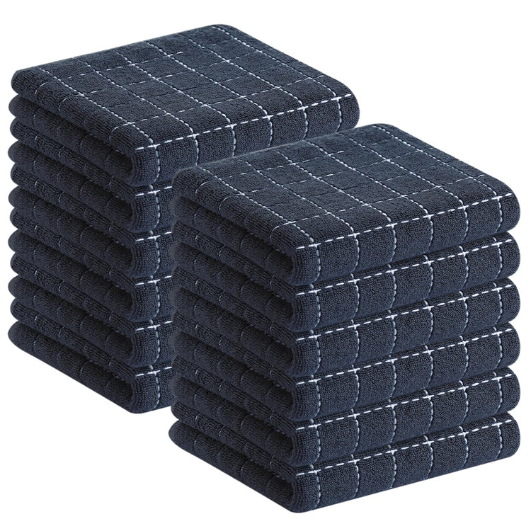 100% Cotton Terry Kitchen Towels (12 Count)