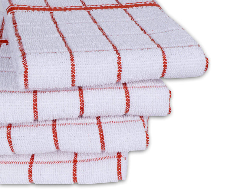 Terry Cotton Kitchen Towels 4 (4 Count)