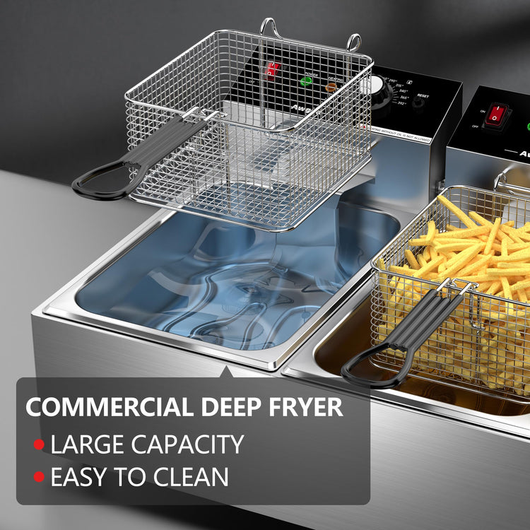 Commercial Deep Fryer (2 Count)