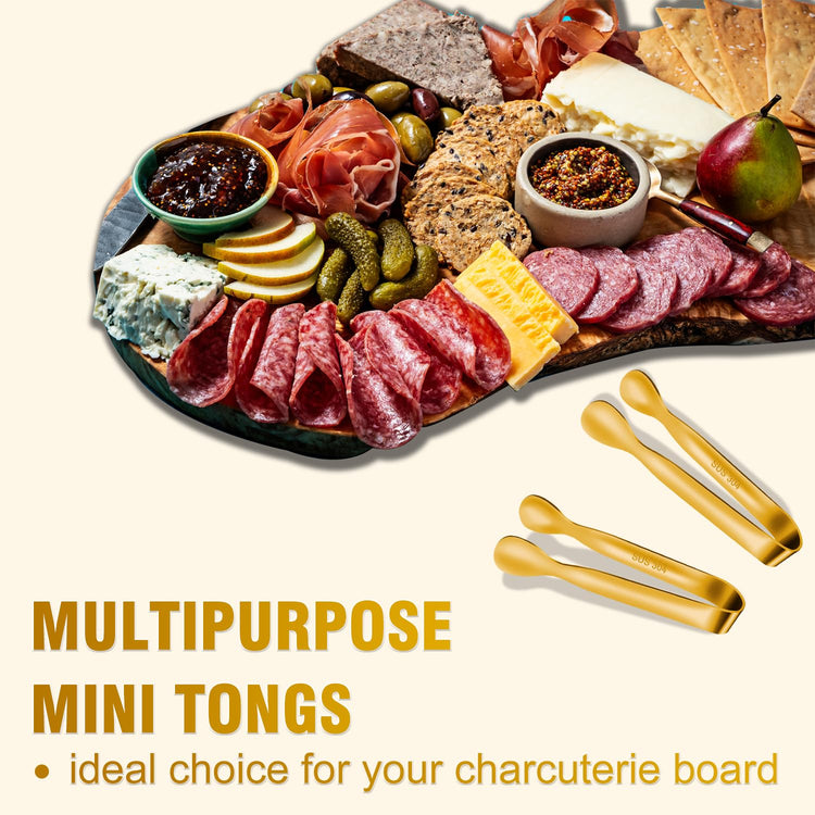 12 PCS Small Serving Tongs