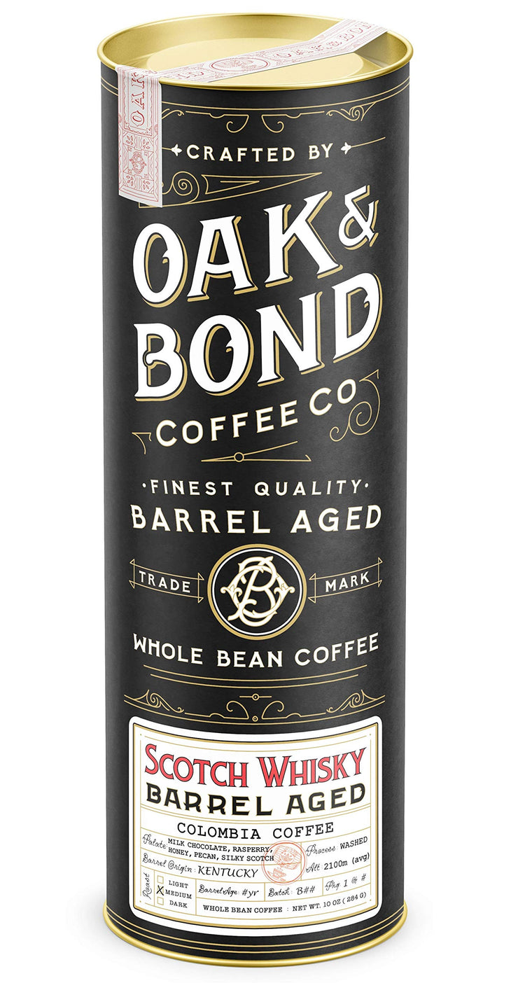 Scotch Whisky Barrel Aged Coffee (10 Ounce)