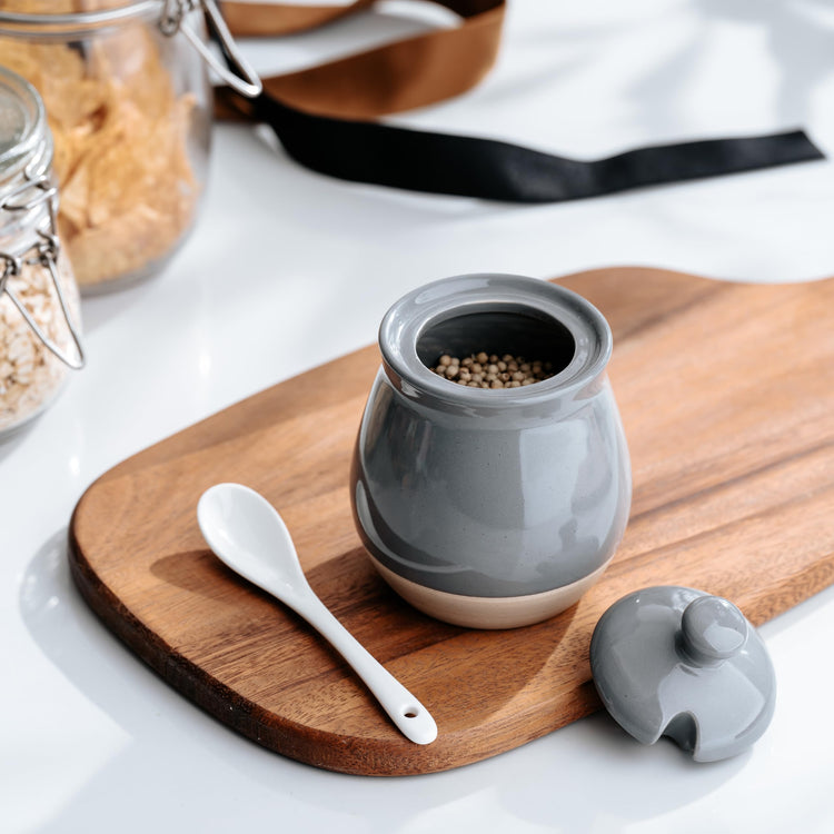 10oz Sugar Bowl with Lid and Spoon