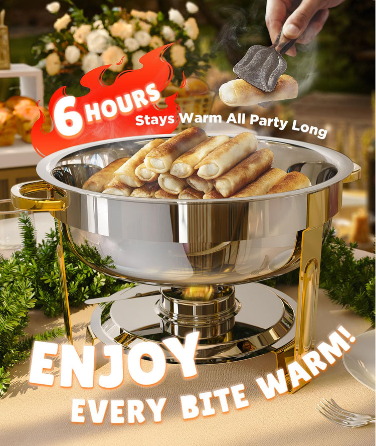 Chafing Dishes for Buffet 4 Pack