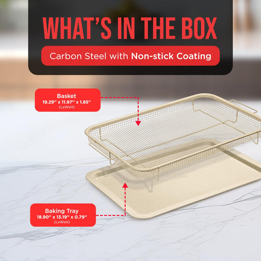 Crisper Tray White marble Coating (2 Count)