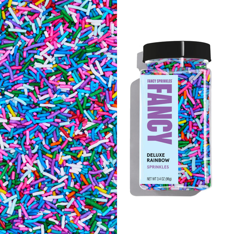 Deluxe Rainbow Crunchy Jimmies 1 Pack