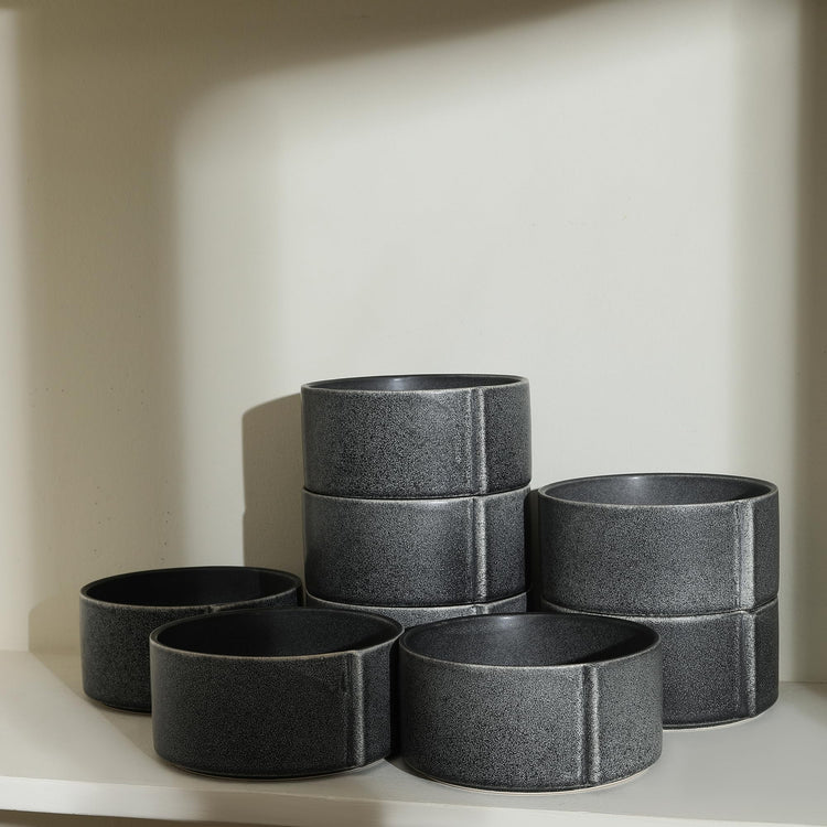 Bao 8 Piece Bowl Set Stoneware