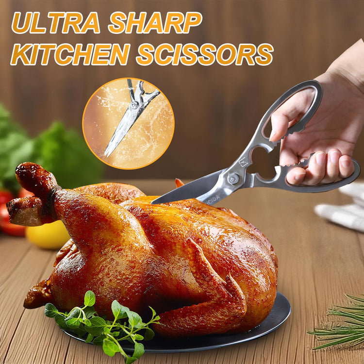Kitchen Scissors Heavy Duty Ultra Sharp Multi