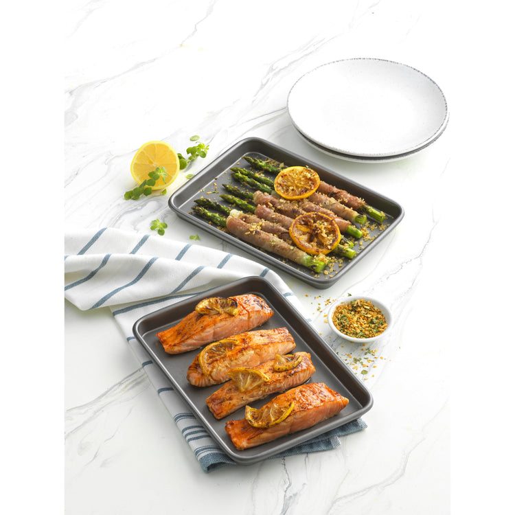 Everyday Toaster Oven Mini Baking Sheets Set of 2 Set of 2 Heavy