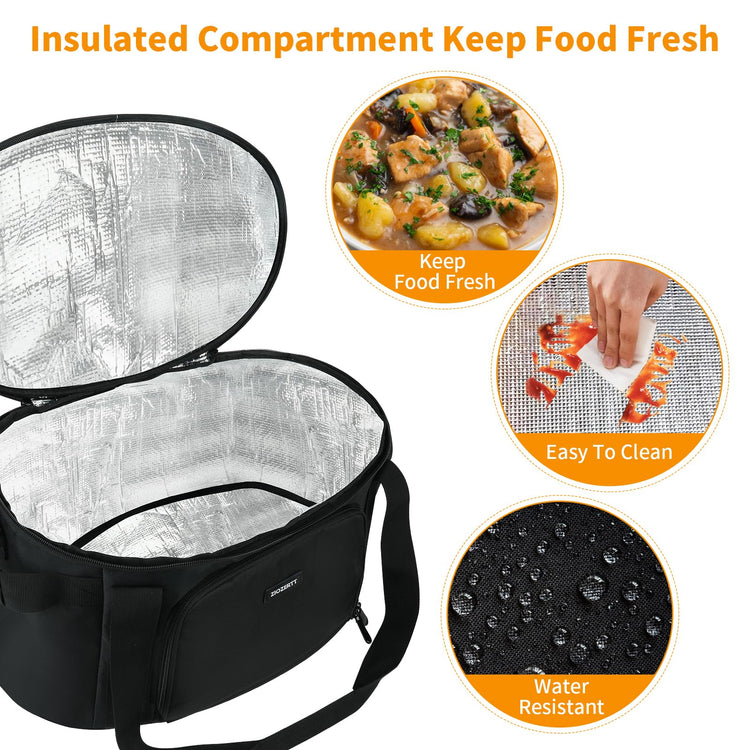 Slow Cooker Carrying Bag Compatible with 6