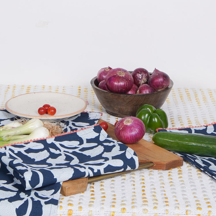 Printed Kitchen Dish Bar and Tea Towels Cotton (6 Count)