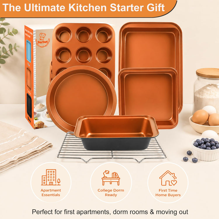 Baking Pans Set 6 (21.1644 Ounce)