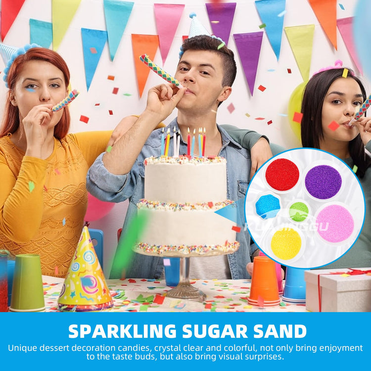 Edible Sanding Sugar Sprinkles (9.2 Ounce)