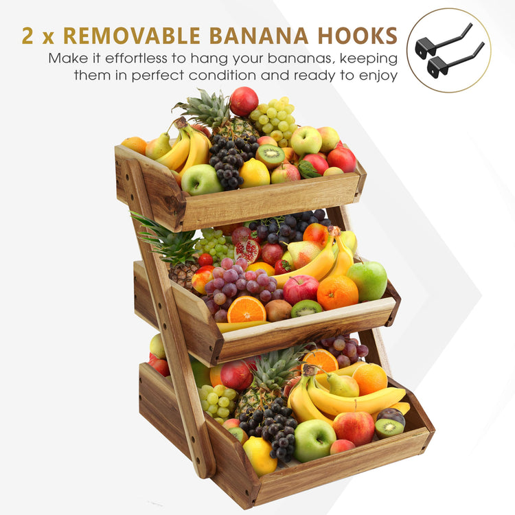 3 Tier Fruit Basket for Kitchen